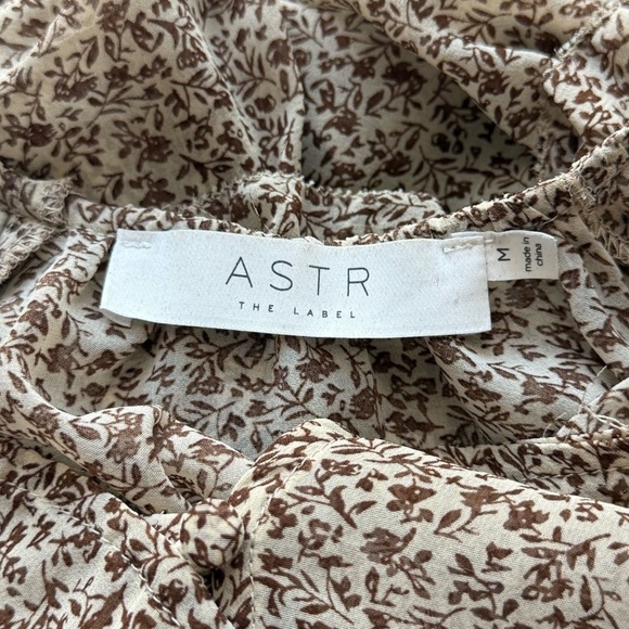 ASTR The Label Floral Brown Long Sleeve Maxi | MEDIUM - Picture 6 of 8